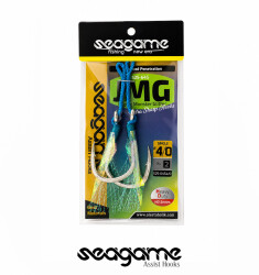 JIGGING MONSTER GLITTER JMG SINGLE 2P #4/0 - 2