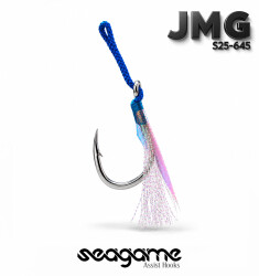 JIGGING MONSTER GLITTER JMG SINGLE 2P #6/0 - SEAGAME