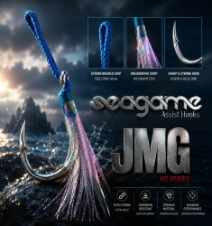 JIGGING MONSTER GLITTER JMG SINGLE 2P #6/0 - 3