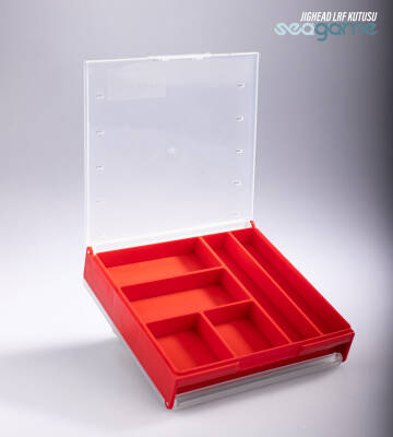 JIGHEAD LRF KUTUSU ÇİFT TARAF EVALI KIRMIZI - 4