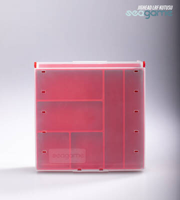 JIGHEAD LRF KUTUSU ÇİFT TARAF EVALI KIRMIZI - 5