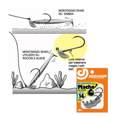 Junglegym J300 Sleeper Mocha Jighead - 2