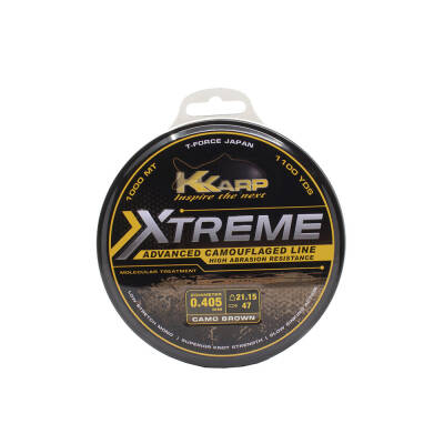 K-Karp Xtreme Camo Brown Serisi 1000m Monofilament Misina - 1