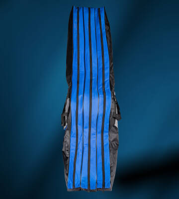 KAMIŞ ÇANTASI 120CM 3 GÖZ MAVİ 2 CEP - 2