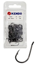 Kendo (1001) Black Nickle Halkalı İğne 100 Adet - 