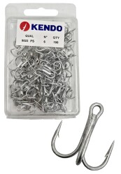 Kendo 9023 PS Round Treble 100 Adet 3'lü Çarpma İğnesi - KENDO