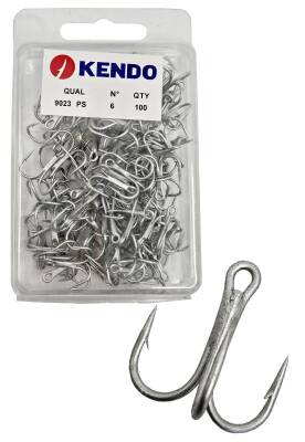 Kendo 9023 PS Round Treble 100 Adet 3'lü Çarpma İğnesi - 1