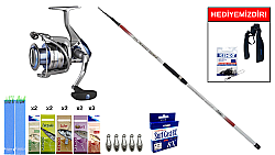 Kendo Atlantic Surf 4.20m 100-250gr&Okuma Safina Pro SNP-6000 3+1 Surf Seti - KENDO