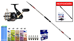 Kendo Atlantic Surf 4.20m 100-250gr&Remixon Venom 8000 5+1BB Surf Seti - Remixon