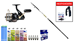 Kendo Azurro Surf 420cm 150 gr&Remixon Venom 9000 5+1BB Surf Seti - KENDO