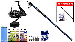 Kendo Blue Bass 4.20m 100-250gr&Okuma Wave Power WP-6000A1 Surf Seti - KENDO