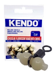 Kendo Crossline Fluorescent Beads With Swivel - KENDO