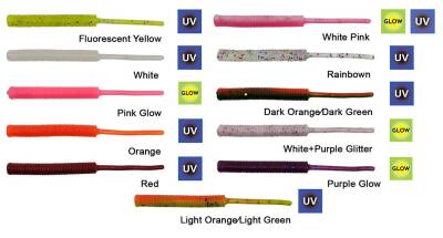 Kendo Fire Worm Lrf Silikonu 5cm 18 Adet - 2