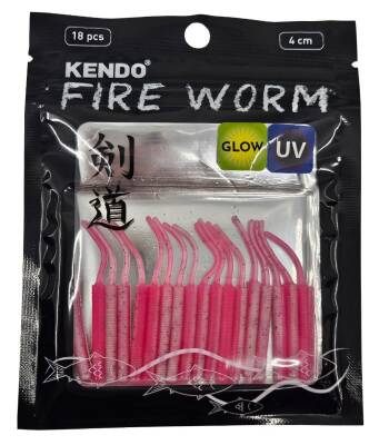 Kendo Fire Worm Lrf Silikonu 5cm 18 Adet - 3