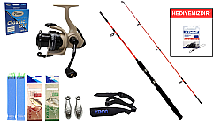 Kendo Holiday Boat 1.80m 100-250gr&Okuma Outrax OR-6000SGA 1+1BB Tekne Seti - KENDO