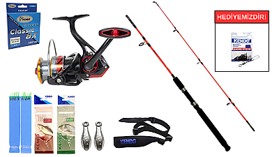 Kendo Holiday Boat 1.80m 100-250gr&Remixon Expert 6000 3BB Tekne Seti - 1