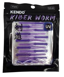 Kendo Killer Worm Lrf Silikonu 5,5cm 12 Adet - 3