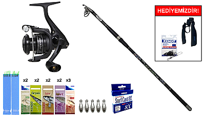Kendo Legend 3.60m 80-180gr&Okuma Revenger A RV-6000A Surf Seti - 1