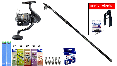 Kendo Legend 3.60m 80-180gr&Okuma Revenger RV-65 FD Surf Seti - 1