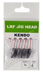 Kendo Lrf Jig Head Kırmızı İğneli 4 Adet - KENDO