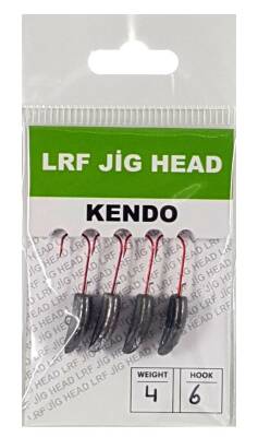 Kendo Lrf Jig Head Kırmızı İğneli 4 Adet - 1
