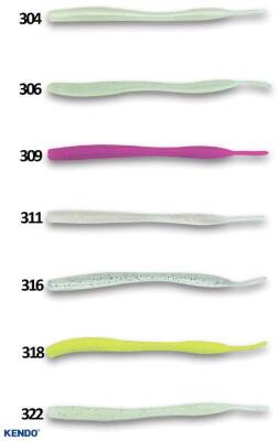 Kendo Mebaru&Ajı Worm 2.55 inch 7 Adet - 2