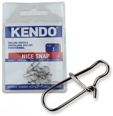 Kendo Nice Snap 10 Adet (Rapala Klips) - 1