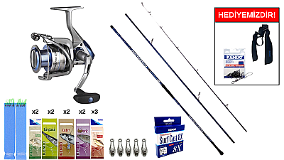 Kendo Palamita Surf 420cm 200gr&Okuma Safina Pro SNP-6000 3+1 Surf Seti - 1