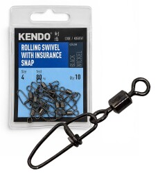 Kendo Rolling swivel with insurance snap - KENDO
