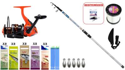 Kendo Sea Power 4.20m 100-250gr & Remixon New Modern Times 6000 Turuncu SURF SETİ - 1