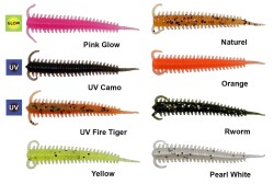 Kendo Silicones Worm 5cm 10 Adet - 2