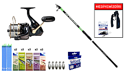 Kendo Suro Surf 420cm 100-200gr&Remixon Venom 9000 5+1BB Surf Seti - KENDO