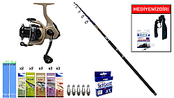Kendo Tournament 3.50m 100-200gr&Okuma Outrax OR-6000SGA 1+1BB Surf Seti - KENDO