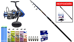 Kendo Tournament 3.50m 100-200gr&Okuma Safina SW-X SNW-8000A 4+1BB Surf Seti - KENDO