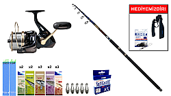 Kendo Tournament 3.50m 100-200gr&Remixon Venom 9000 5+1BB Surf Seti - KENDO