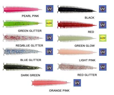 Kendo Zombie Worm Lrf Silikonu 4cm 8 Adet - 2