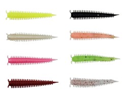 Kendo Zombie Worm Lrf Silikonu 4cm 8 Adet Mix Color - KENDO