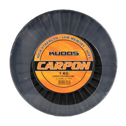KUDOS CARPON CAMO 0.35MM 1 KG BOBİN MİSİNA - 4