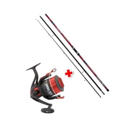Lineaeffe 2015391 Red Devil Combo SET 420cm 120-250gr Atar FD 8000 Makine 3 BB - 3