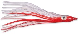 Lineaeffe Octobus Sılıcone Kalamar Red White Sahte Balık - Lineaeffe