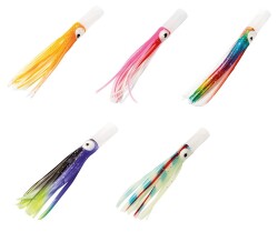 Lineaeffe Octopus Plastic Tube Head 7.5 cm 3 Adet Sahte Balık - Lineaeffe