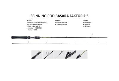 LJ BASARA FAKTOR 183CM 36T 0.3-2,5GR 2P - 2
