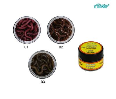 LONG WORM 10 CM BLOODEY 12P - 5