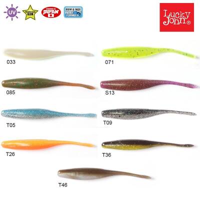 Lucky John Hama Stick 3.5'' (8.89 cm) 9P Silikon Yem - 3