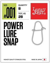 Lucky John Klips 5126 Power Lure Snap - LUCKY JOHN