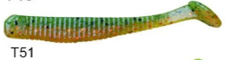 Lucky John Long John 3.1 (7.87 cm) 8P Silikon Yem - 3