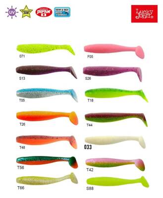 Lucky John Minnow 2.2 (5.59 cm) 10P Silikon Yem - 186