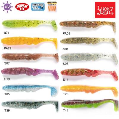 Lucky John Mr. Greedy 3.9 (9.91 cm) 5P Silikon Yem - 3