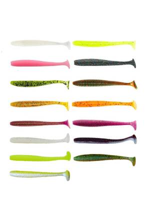 Lucky John S-Shad Tail 2.8 (7.11 cm) 7P Silikon Yem - 15