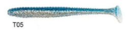 Lucky John S-Shad Tail 3.8 (9.65 cm) 5P Silikon Yem - 13